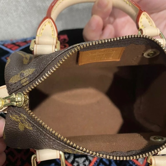 VINTAGE MINI SPEEDY HL MONOGRAM HAND BAG - Picture 5 of 6